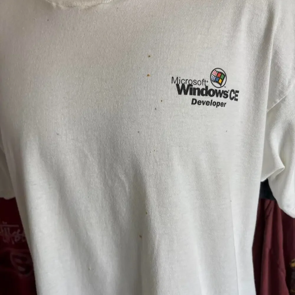 Vintage 1990s windows developer t shirt - Picture 5 of 7